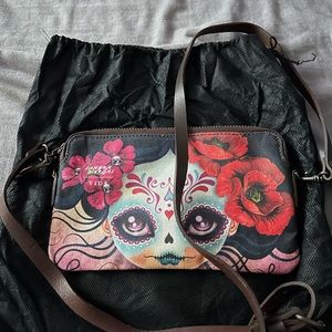 Day of the dead Statement clutch by Sandra Vargas